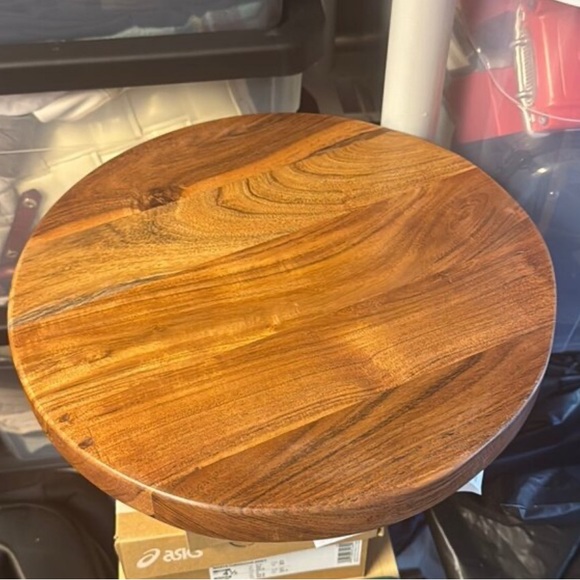 HEARTH AND HAND WITH MAGNOLIA WOOD SERVE STAND 13" - Picture 1 of 4
